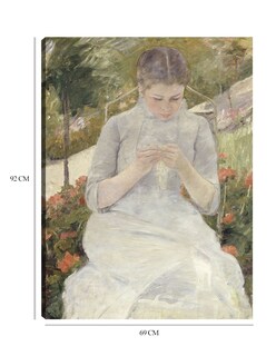 Foto 6 | Cuadro Decorativo - La Muchacha Del Jardín (entre 1880 Y 1882)- Mary Cassatt - Fotografía - 69x92 - Fine Art Tj