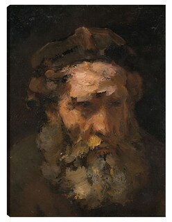 Foto 1 | Cuadro Decorativo - Cabeza De San Mateo, Probablemente De Principios De La Década De 1660- Rembrandt Workshop -