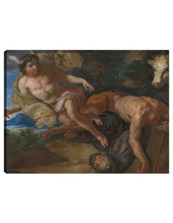 Foto 1 | Cuadro Decorativo - Mercurio Rescata Al Io Disfrazado Después De Decapitar - Johann Michael Rottmayr - 28x36 - Fine A
