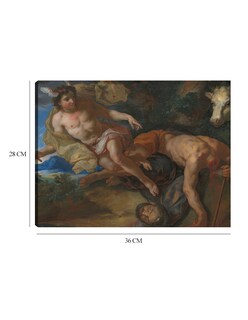 Foto 6 | Cuadro Decorativo - Mercurio Rescata Al Io Disfrazado Después De Decapitar - Johann Michael Rottmayr - 28x36 - Fine A