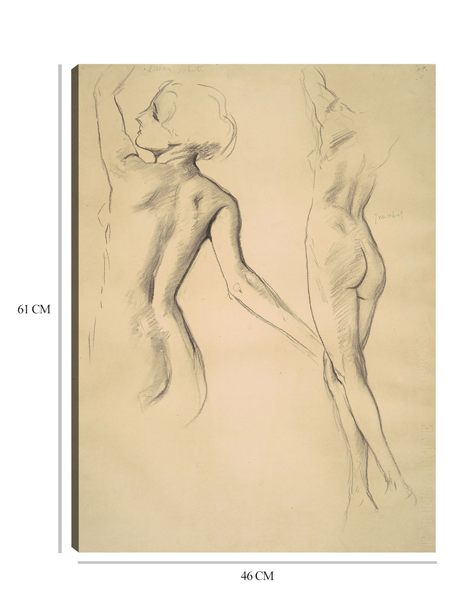 Foto 7 pulgar | Cuadro Decorativo - Estudios Para 'figuras Danzantes' (1919-1920)- John Singer Sargent - Abstracto - 46x61 - Fine Art Tj