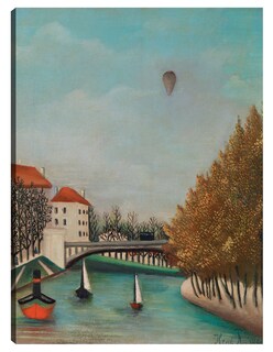 Foto 1 | Cuadro Decorativo - Estudio Para La Vista Del Pont De Sèvres - Henri Rousseau - Paisaje - 46x61 - Fine Art Tj