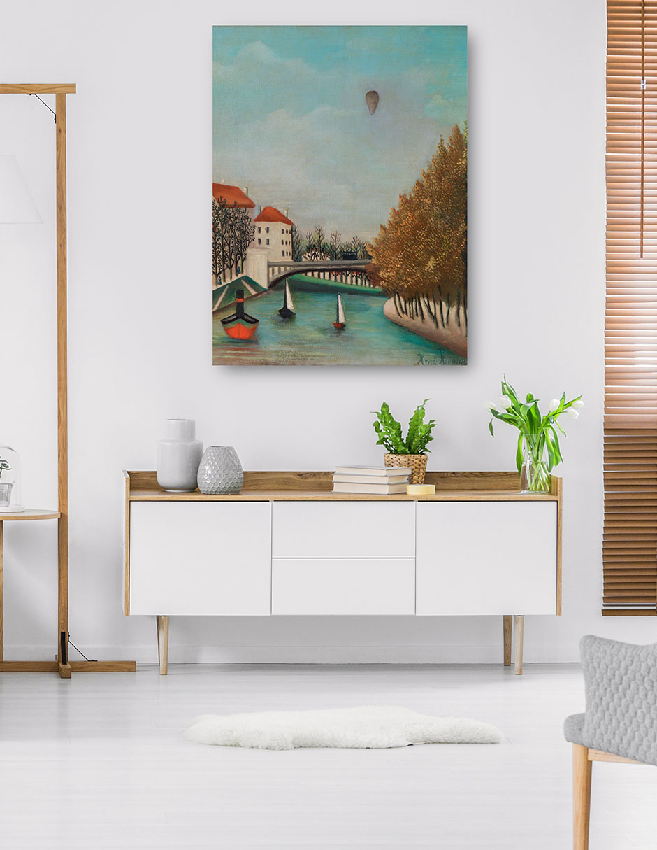 Foto 6 pulgar | Cuadro Decorativo - Estudio Para La Vista Del Pont De Sèvres - Henri Rousseau - Paisaje - 46x61 - Fine Art Tj
