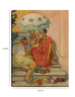 Foto 6 | Cuadro Decorativo - El Diseño De Buena Aventura, Sainte-maxime (1914)- Henri Lebasque - Fotografía - 46x61 - Fine Art