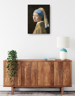 Foto 2 | Cuadro Decorativo - La Muchacha Del Pendiente De Perla (c. 1665)- Johannes Vermeer - Fotografía - 77x102 - Fine Art Tj