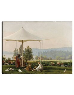 Foto 1 | Cuadro Decorativo - En El Jardín De Haminalahti (1856 - 1857)- Ferdinand Von Wright - Religión - 69x92 - Fine Art Tj