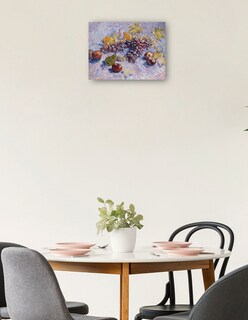 Foto 2 | Cuadro Decorativo - Uvas, Limones, Peras Y Manzanas (1887)- Vincent Van Gogh - Religión - 28x36 -impresión En