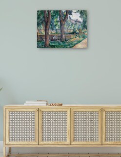 Foto 4 | Cuadro Decorativo - La Piscina De Jas De Bouffan (hacia 1885-1886)- Paul Cézanne - Religión - 28x36 - Fine Art Tj