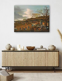 Foto 5 | Cuadro Decorativo - Concurso De Tiro Con Arco, Del Siglo Xix.- Chinese Qing Dynasty - Fotografía - 46x61 - Fine Art Tj
