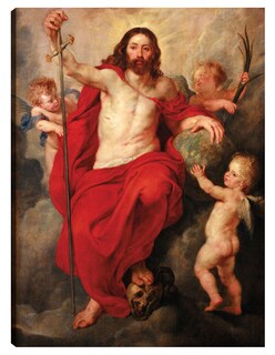 Foto 1 | Cuadro Decorativo - Cristo Triunfando Sobre La Muerte Y El Pecado (hacia 1615-1616)- Peter Paul Rubens - 46x61 - Fin