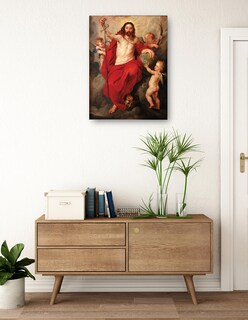 Foto 3 | Cuadro Decorativo - Cristo Triunfando Sobre La Muerte Y El Pecado (hacia 1615-1616)- Peter Paul Rubens - 46x61 - Fin