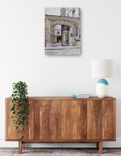 Foto 2 | Cuadro Decorativo - 27, Calle Del Petit-musc. París (1895 – 1905)- Frédéric Houbron - Ciudades - 46x61 - Fine Art Tj
