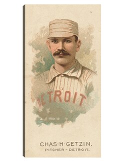Foto 1 | Cuadro Decorativo - Charlie Getzien, Detroit Wolverines, Retrato De Tarjeta De Béisbol- Library Of Congress - 4