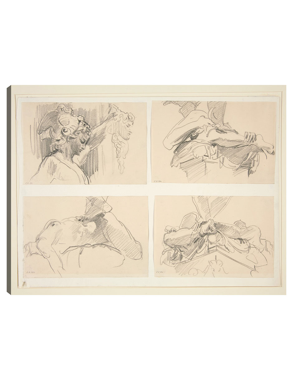 Foto 1 | Cuadro Decorativo - Estudios De Perseo Y Medusa De Cellini- John Singer Sargent - Fotografía - 69x92 - Fine Art Tj