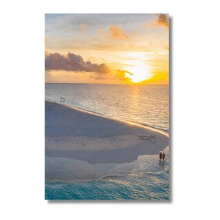 Foto 2 | Cuadro Decorativo Paisaje Playa 143cm X 89cm Marco Madera