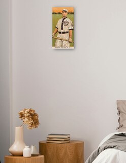 Foto 2 | Cuadro Decorativo - Zacher, Equipo De Oakland, Retrato De Tarjeta De Béisbol- Library Of Congress - 46x89 - Fine Art Tj