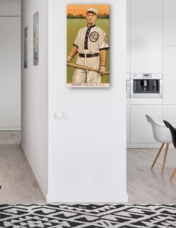 Foto 4 | Cuadro Decorativo - Zacher, Equipo De Oakland, Retrato De Tarjeta De Béisbol- Library Of Congress - 46x89 - Fine Art Tj