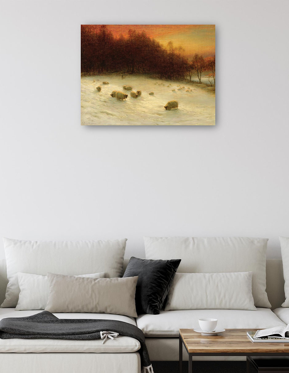 Foto 6 pulgar | Cuadro Decorativo - Cuando Occidente Brilla Con La Tarde- Joseph Farquharson - Religión - 107x143 - Fine Art Tj