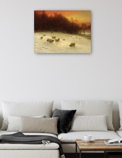 Foto 5 | Cuadro Decorativo - Cuando Occidente Brilla Con La Tarde- Joseph Farquharson - Religión - 107x143 - Fine Art Tj