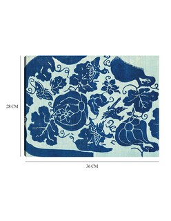 Foto 6 | Cuadro Decorativo - Grabado En Madera Original Vintage Japonés -azul- Taguchi Tomoki - Abstracto - 28x36 - Fine Art Tj