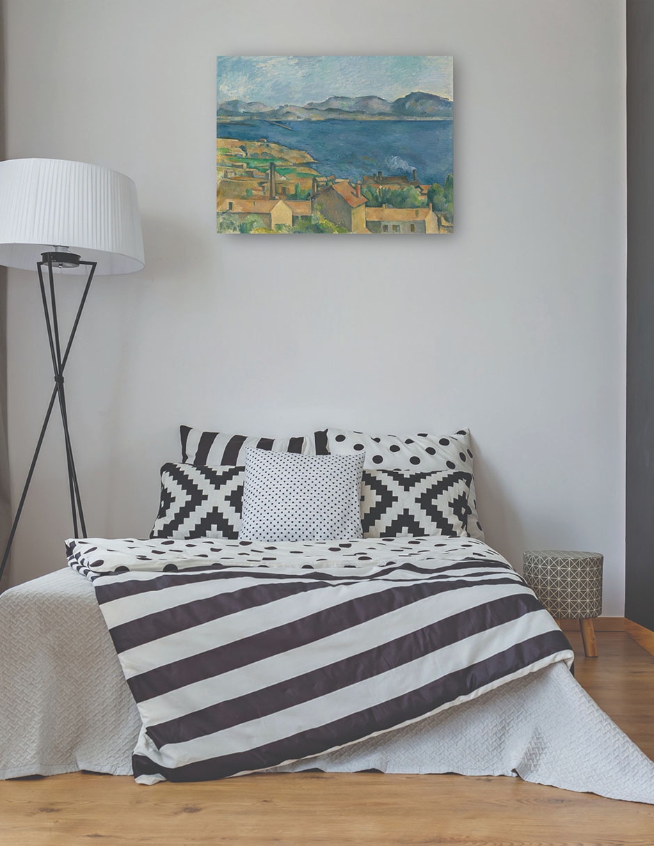 Foto 4 pulgar | Cuadro Decorativo - La Bahía De Marsella, Vista Desde L&#39,estaque- Paul Cézanne - Religión - 28x36 - Fine Art Tj