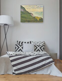 Foto 3 | Cuadro Decorativo - Paisaje Marino En Port-en-bessin, Normandía (1888)- Georges Seurat - Costa - 69x92 - Fine Art Tj