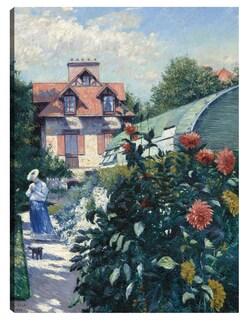 Foto 1 | Cuadro Decorativo - Dalias, Jardín De Petit Gennevilliers (1893)- Gustave Caillebotte - Floral - 28x36 - Fine Art Tj