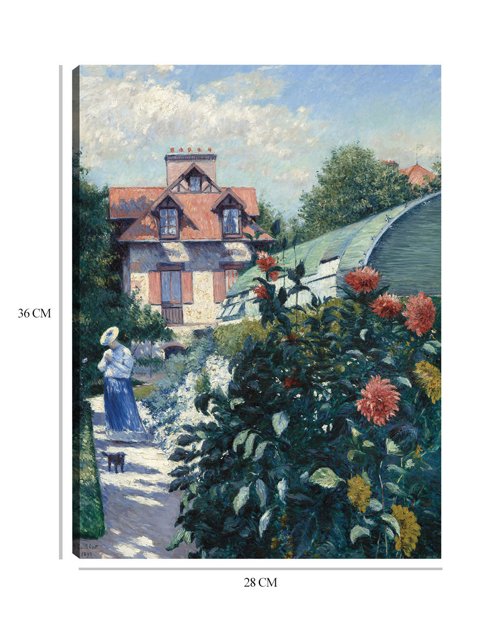 Foto 6 | Cuadro Decorativo - Dalias, Jardín De Petit Gennevilliers (1893)- Gustave Caillebotte - Floral - 28x36 - Fine Art Tj