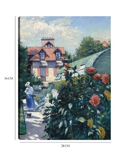 Foto 6 | Cuadro Decorativo - Dalias, Jardín De Petit Gennevilliers (1893)- Gustave Caillebotte - Floral - 28x36 - Fine Art Tj