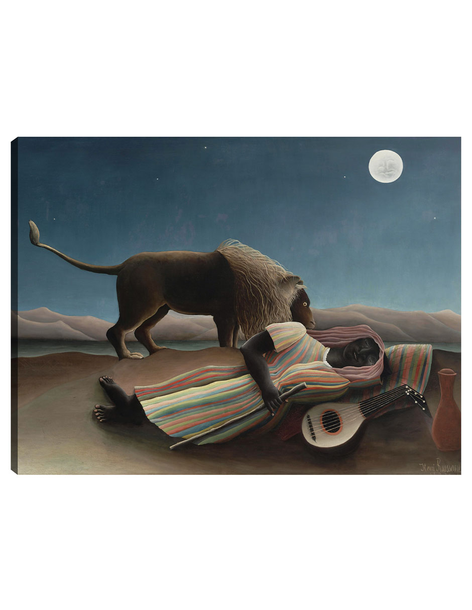 Foto 2 pulgar | Cuadro Decorativo - La Gitana Dormida (la Bohémienne Endormie) (1897)- Henri Rousseau - Paisaje - 69x92 - Fine Art Tj