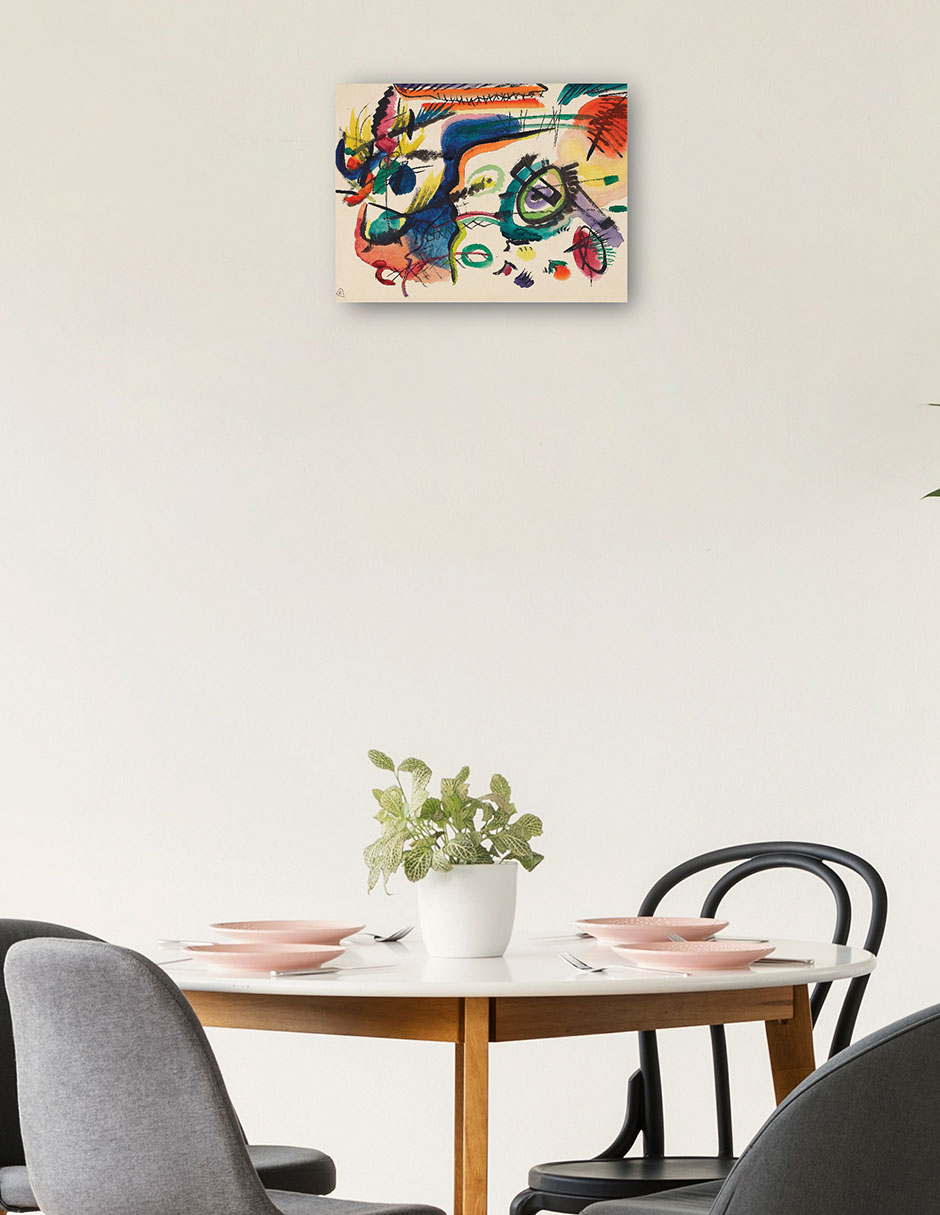 Foto 2 | Cuadro Decorativo - Borrador De &amp,#39,composición Vii&amp,#39, Yo (1913)- Wassily Kandinsky - 77x102 - Fine Art Tj