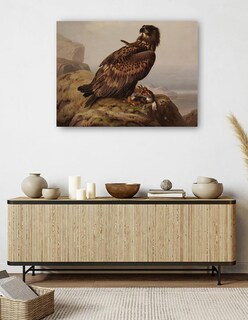 Foto 5 | Cuadro Decorativo - Águila De Cola Blanca Con Su Presa (1861)- Ferdinand Von Wright - Religión - 69x92 - Fine Art Tj