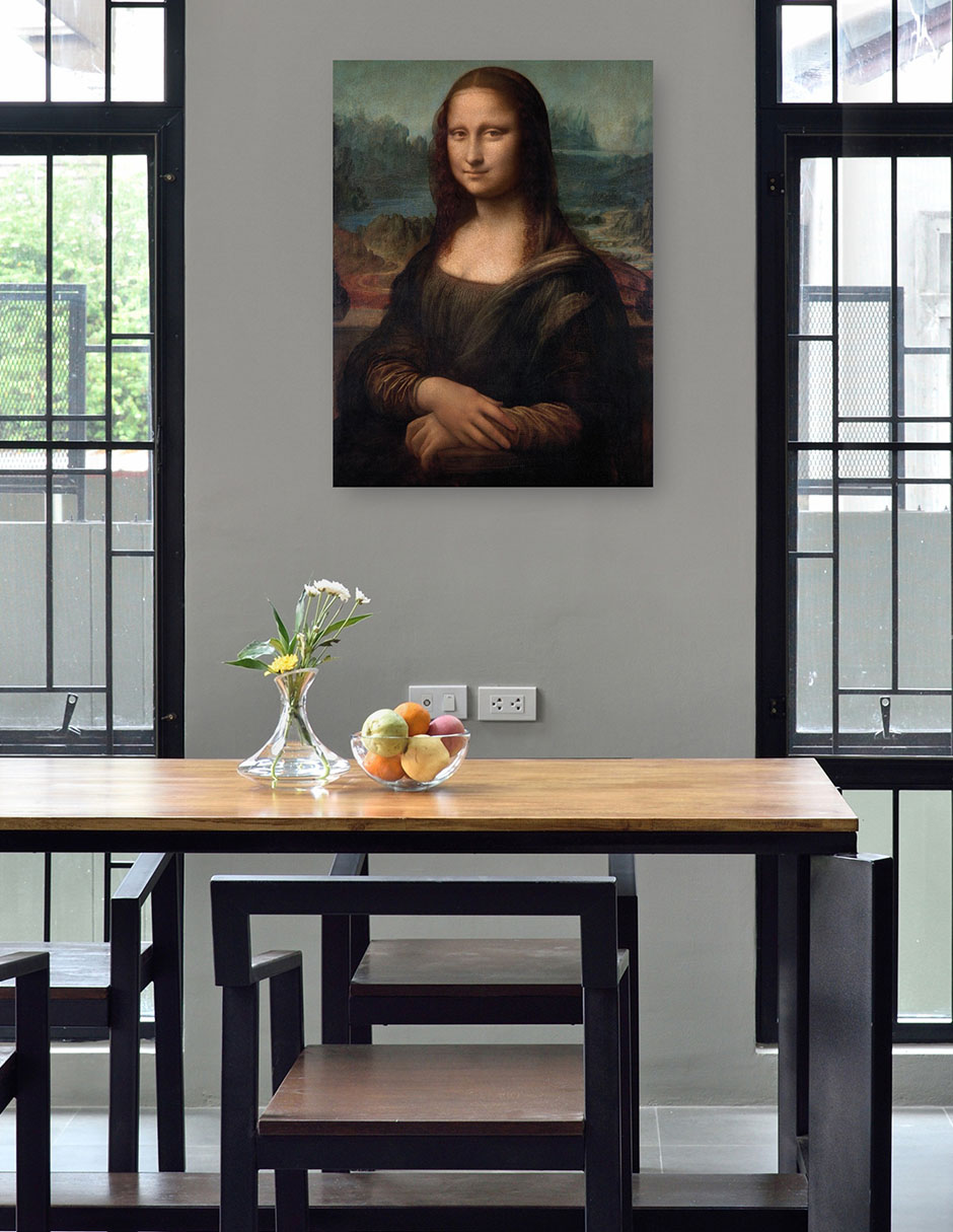 Foto 5 pulgar | Cuadro Decorativo - Retrato De Mona Lisa Del Giocondo (1503-1506)- Leonardo Da Vinci - Fotografía - 46x61 - Fine Art Tj