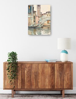 Foto 2 | Cuadro Decorativo - Un Puente Y Campanario, Venecia (1902-1904)- John Singer Sargent - Abstracto - 28x36 - Fine Art Tj