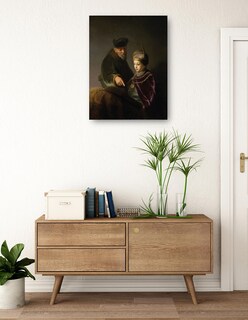 Foto 3 | Cuadro Decorativo - Un Joven Erudito Y Su Tutor (alrededor De 1629-1630)- Rembrandt Van Rijn - Fotografía - 28x3