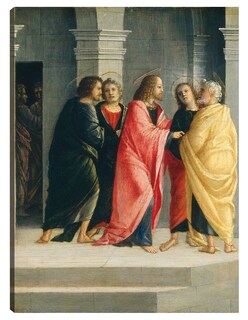 Foto 1 | Cuadro Decorativo - Cristo Instruyendo A Pedro Y Juan A Prepararse Para La Pascua C.1504- Vincenzo Civerchio - 6