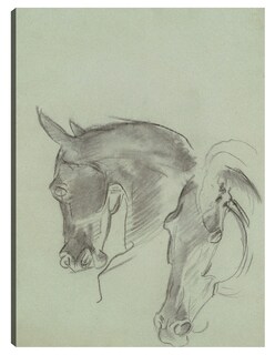 Foto 1 | Cuadro Decorativo - Estudios Para 'la Caída De Gog Y Magog' (1903-1916)- John Singer Sargent - Abstracto - 46x61
