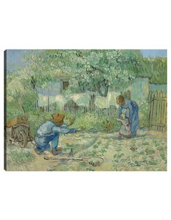 Foto 1 | Cuadro Decorativo - Primeros Pasos, Después De Millet (1890)- Vincent Van Gogh - Religión - 69x92 - Fine Art Tj