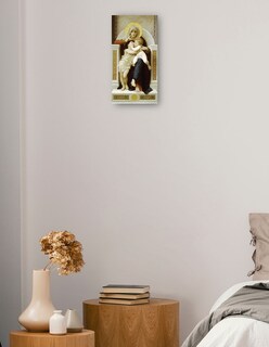 Foto 2 | Cuadro Decorativo - Virgen Con El Niño Y Juan Bautista (1875)- William Bouguereau - Religión - 46x89 - Fine Art Tj