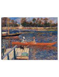 Foto 1 | Cuadro Decorativo - El Sena En Argenteuil (la Seine à Argenteuil) (1888)- Pierre-auguste Renoir - Paisaje - 28x3