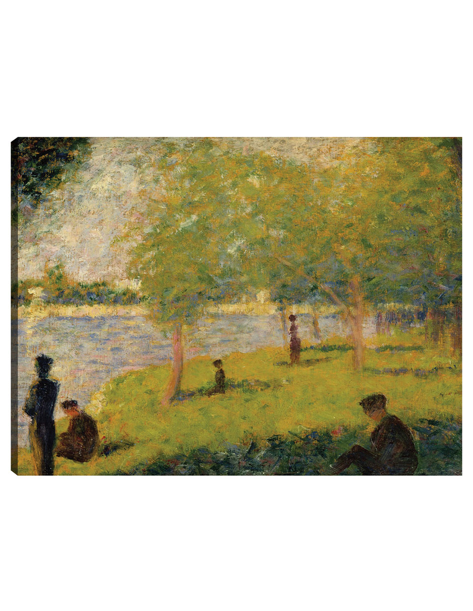 Foto 2 pulgar | Cuadro Decorativo - Estudio Para 'un Domingo En La Grande Jatte' (1884) Ii- Georges Seurat - Paisaje - 28x36 - Fine Ar