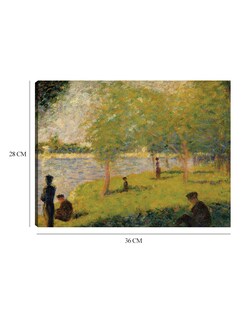 Foto 6 | Cuadro Decorativo - Estudio Para 'un Domingo En La Grande Jatte' (1884) Ii- Georges Seurat - Paisaje - 28x36 - Fine Ar