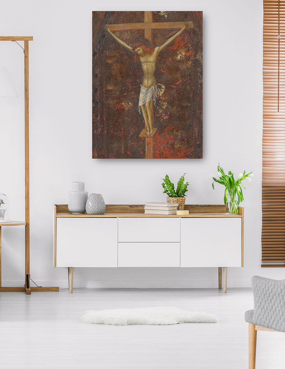 Foto 5 | Cuadro Decorativo - Cristo En La Cruz [reverso], C. 1380/1390- Andrea Di Bartolo - Religión - 46x61 - Fine Art Tj