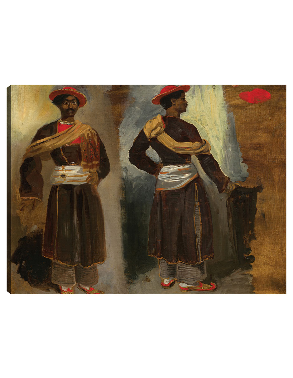Foto 1 | Cuadro Decorativo - Dos Estudios De Un Indio De Pie De Calcuta C. 1823/1824- Eugène Delacroix - Fotografía - 6