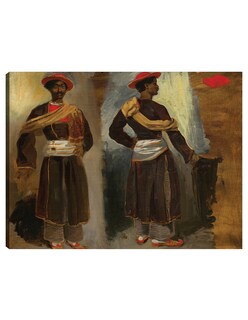 Foto 1 | Cuadro Decorativo - Dos Estudios De Un Indio De Pie De Calcuta C. 1823/1824- Eugène Delacroix - Fotografía - 6