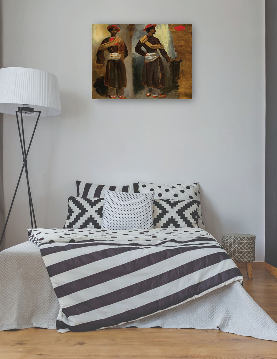 Foto 3 | Cuadro Decorativo - Dos Estudios De Un Indio De Pie De Calcuta C. 1823/1824- Eugène Delacroix - Fotografía - 6