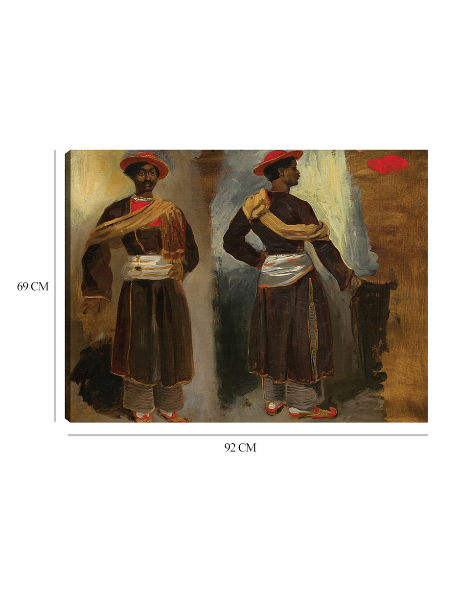 Foto 6 | Cuadro Decorativo - Dos Estudios De Un Indio De Pie De Calcuta C. 1823/1824- Eugène Delacroix - Fotografía - 6