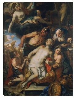 Foto 1 | Cuadro Decorativo - El Sacrificio De Ifigenia (1690-1691)- Johann Michael Rottmayr - Religión - 69x92 - Fine Art Tj