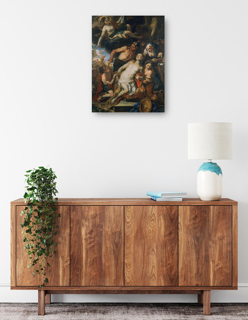 Foto 2 | Cuadro Decorativo - El Sacrificio De Ifigenia (1690-1691)- Johann Michael Rottmayr - Religión - 69x92 - Fine Art Tj