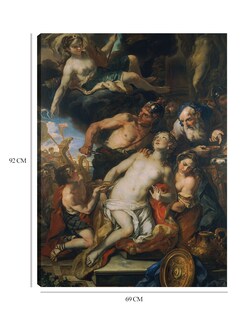 Foto 6 | Cuadro Decorativo - El Sacrificio De Ifigenia (1690-1691)- Johann Michael Rottmayr - Religión - 69x92 - Fine Art Tj